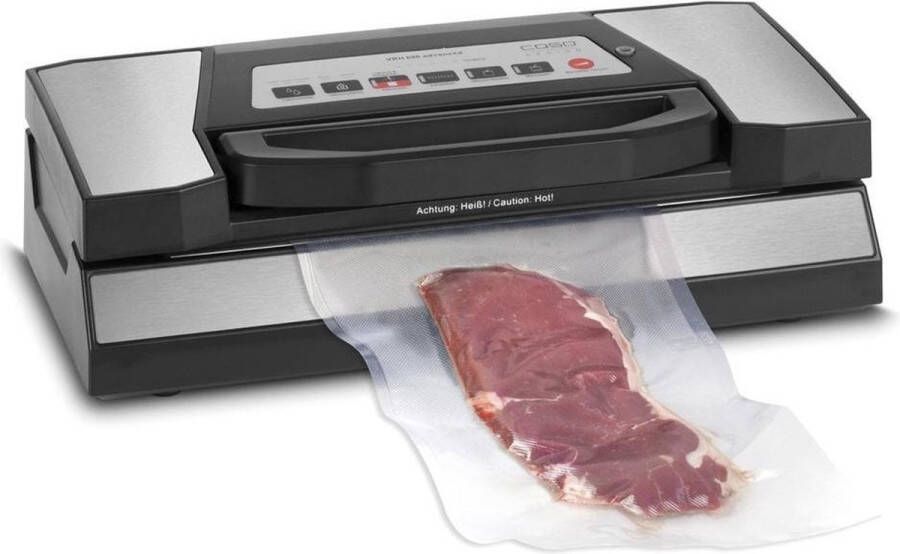 Caso Design CASO VRH 690 advanced – Professionele vacuümmachine – 20 L min – Zwart RVS – 2 5 mm dubbele lasnaad - Foto 5