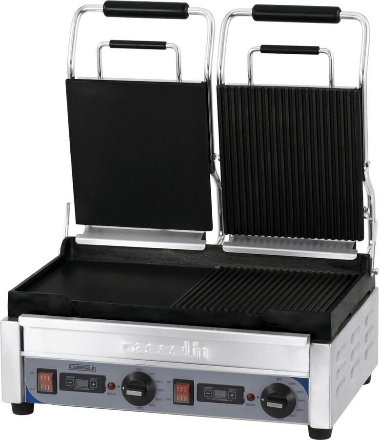 Casselin PANINI GRILL PREMIUM DUBBEL GEMENGD MET TIMER
