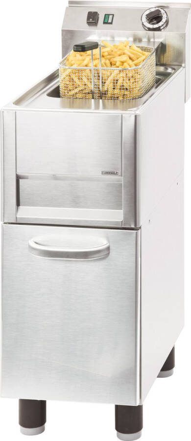 Casselin CFP13 friteuse Enkel 13 l Vrijstaand 9900 W Frituurpan Roestvrijstaal