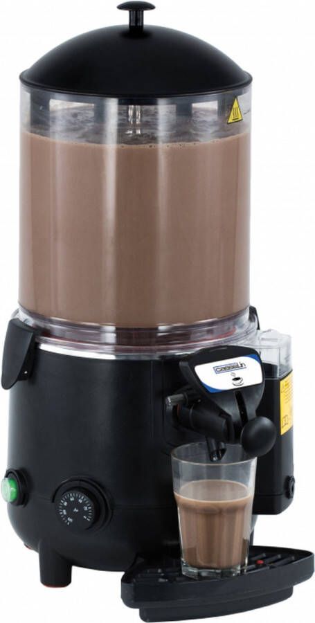 Casselin CHOCOLADEDISPENSER ZWART 10 LITER