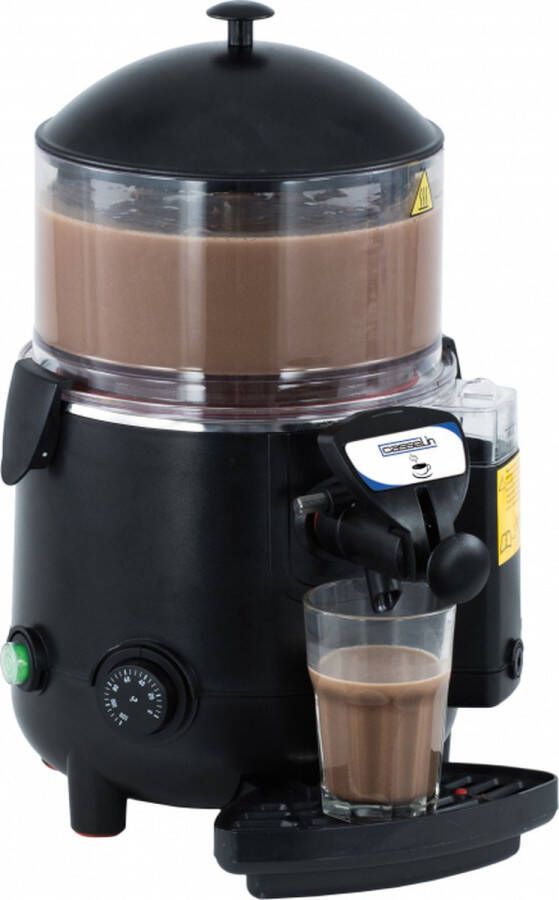 Casselin CHOCOLADEDISPENSER ZWART 5 LITER