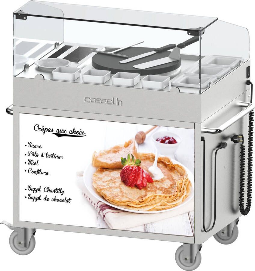 Casselin ELECTRISCHE CRÊPE MOBIEL STATION 40 INBOUW