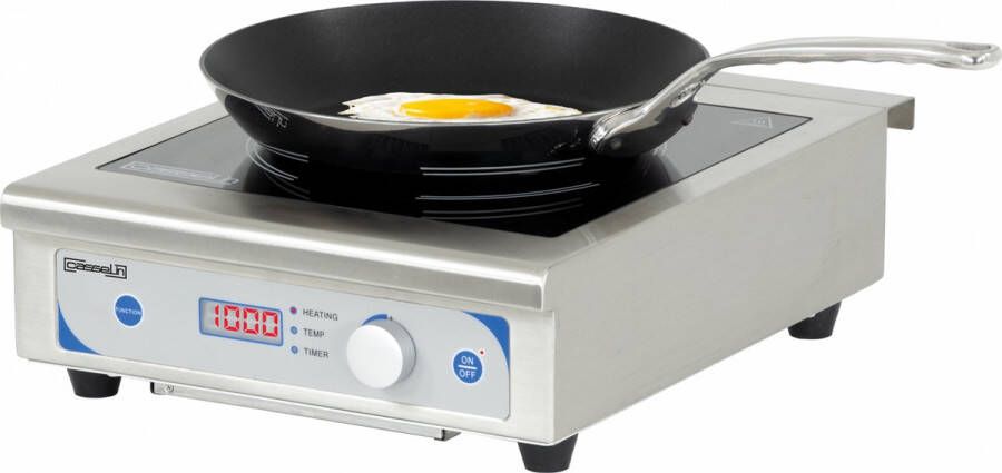 Casselin inductie kookplaat 1 pits 3500w cpai500b