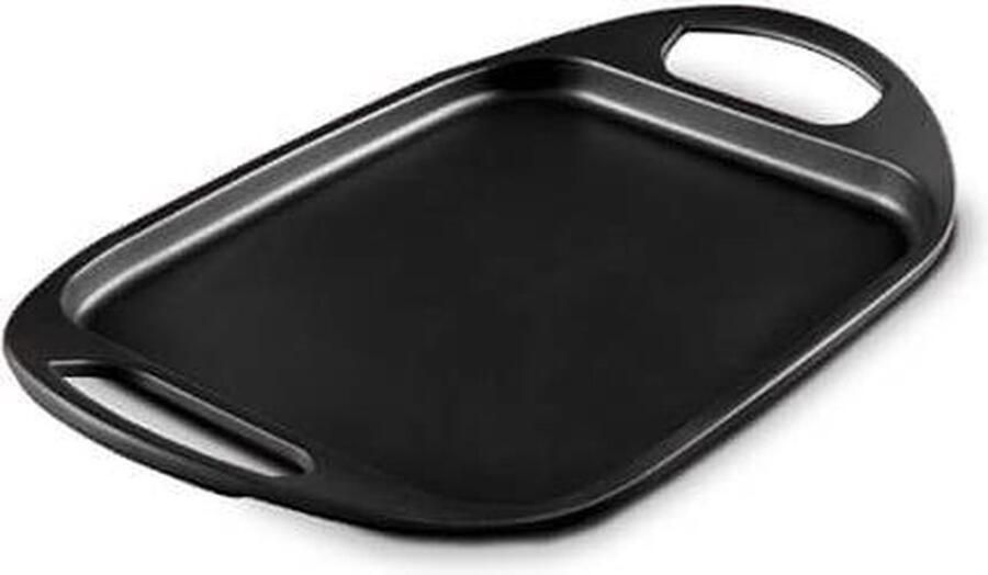 Castey Gladde Grillplaat IP35 35 cm Zwart