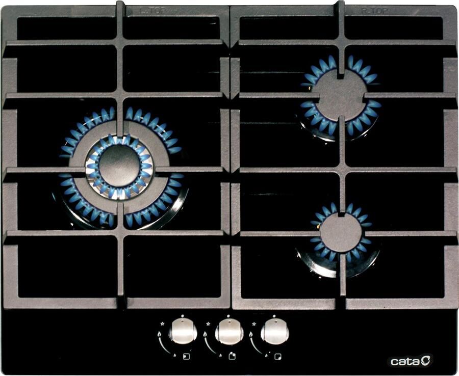 Cata Gaskookplaat LCIB6021BK 60 cm (3 Fornuizen)