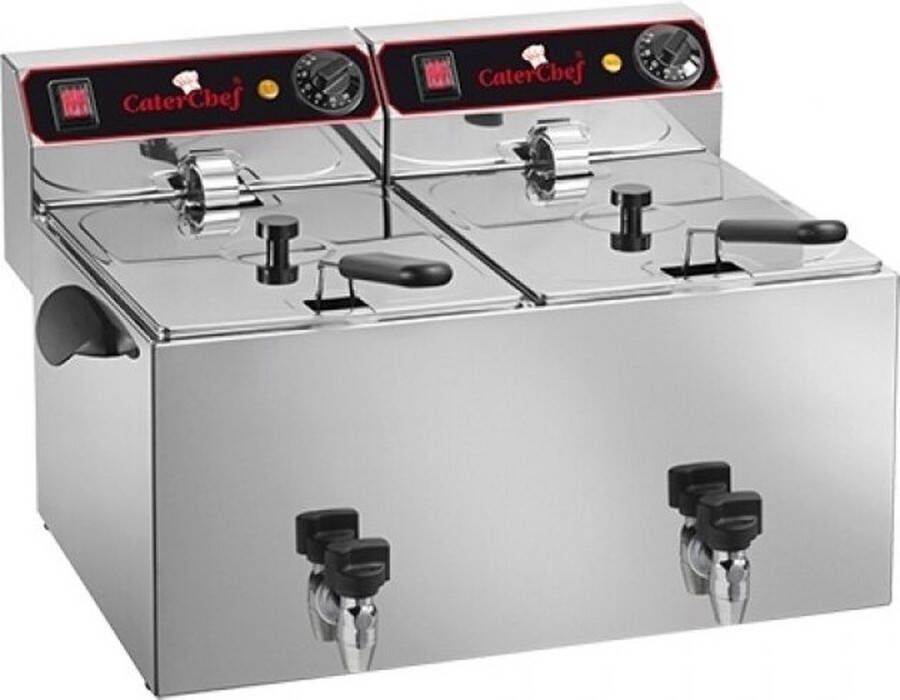 CaterChef Friteuse 09L+09L 680209 Horeca
