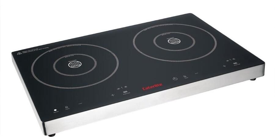 Caterlite Dubbele Inductiekookplaat Met Touchbediening 3000w DF824