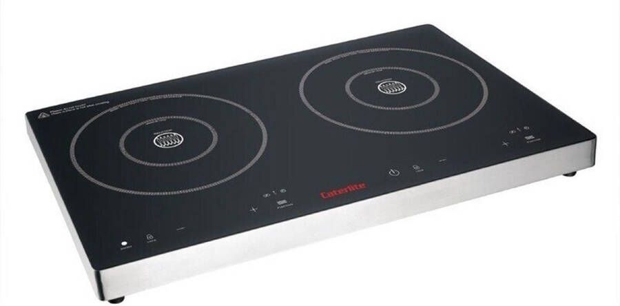 Caterlite Dubbele Inductiekookplaat Met Touchbediening 3000w DF824