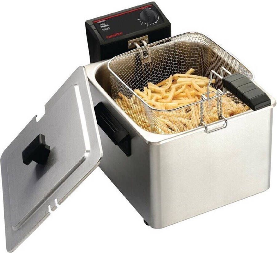 Caterlite Enkele Friteuse Licht Gebruik 8 Liter CD274 Horeca & Professioneel