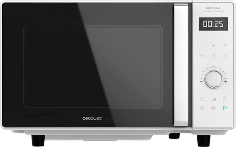 Cecotec Digitale Magnetron zonder draaiplateau Grandheat 2500 Flatbed Touch White. 25 liter inhoud en 800W vermogen - Foto 1