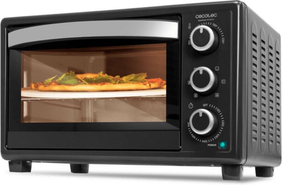 Cecotec Horno de sobremesa Bake Toast 2600 Black 4Pizza