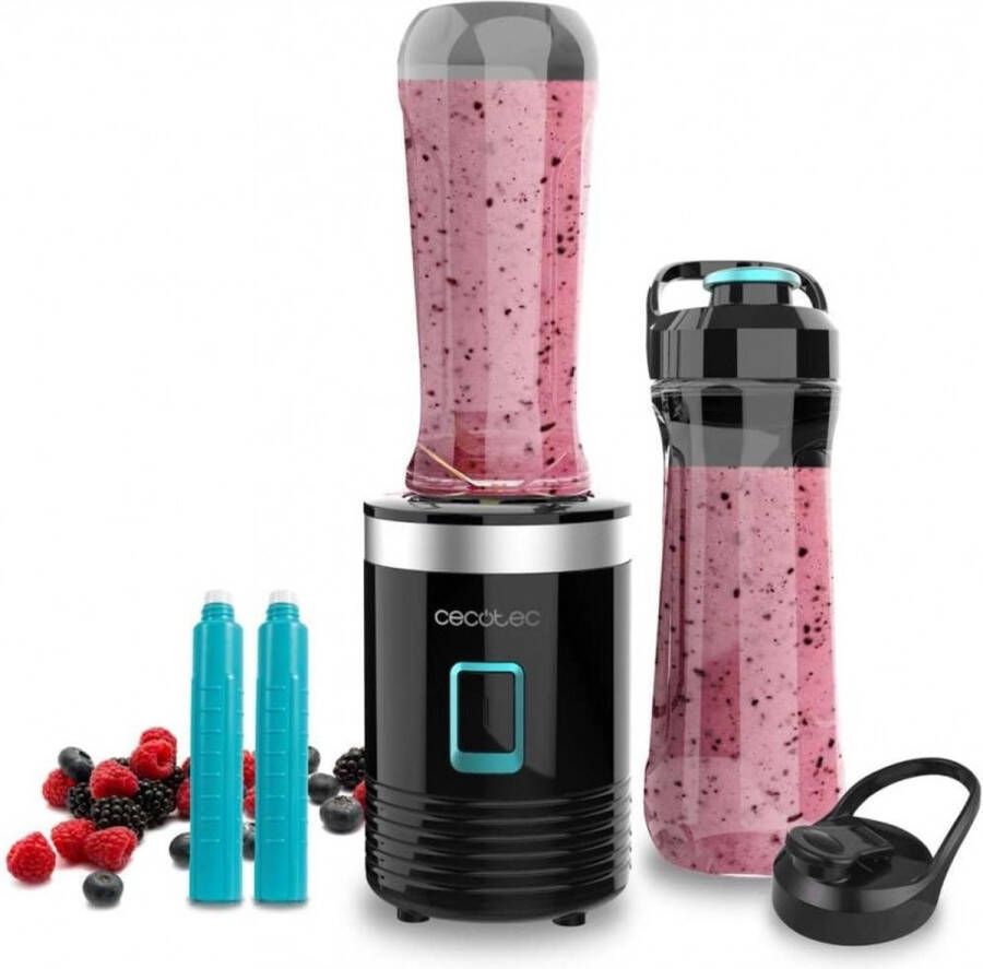 Cecotec Batidora de vaso individual Power Titanium 300 EasyGo