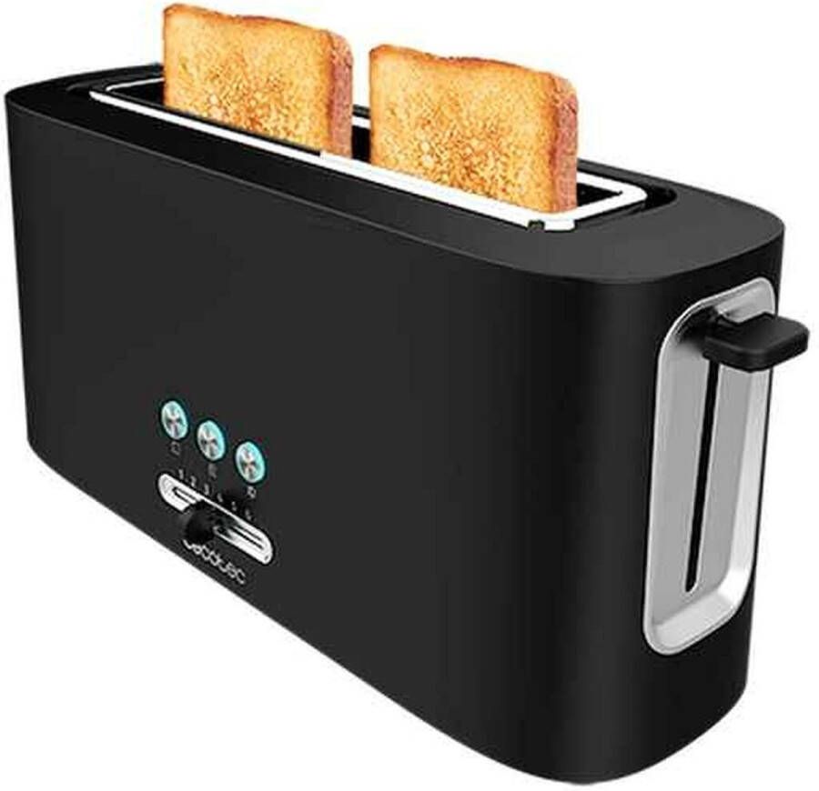 Cecotec Broodrooster Toast & Taste 10000 Extra Zwart 980 W