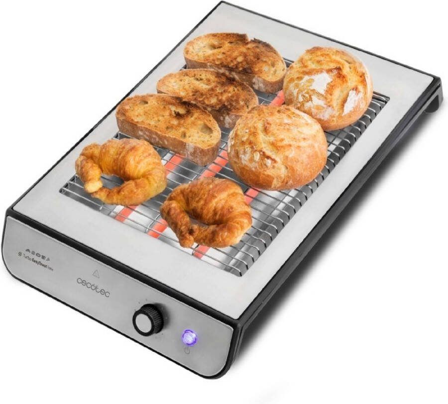 Cecotec Broodrooster Turbo EasyToast 900W Roestvrij staal