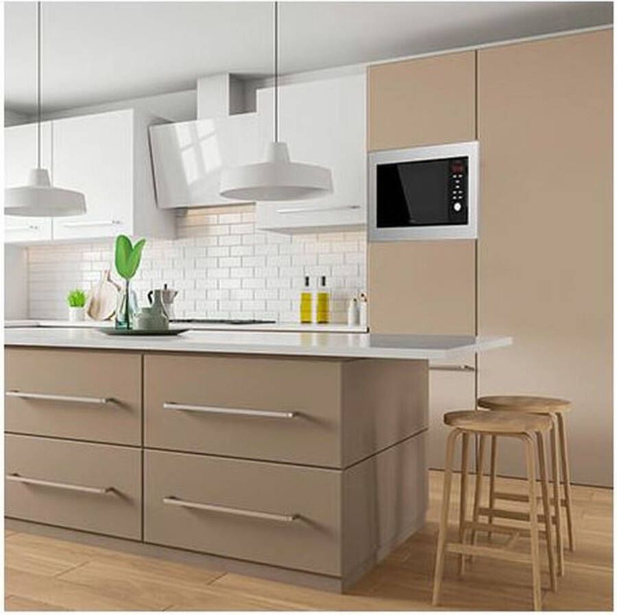 Cecotec 01389 Ingebouwd Grill-magnetron 23 l 900 W Knoppen Draaiknop Zwart Staal