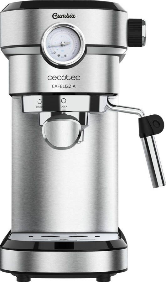 Cecotec Espressomachine Cafelizzia 790 Steel Pro. 1350 W Voor espresso en cappuccino Snelle opwarming door Thermoblock 20 bar