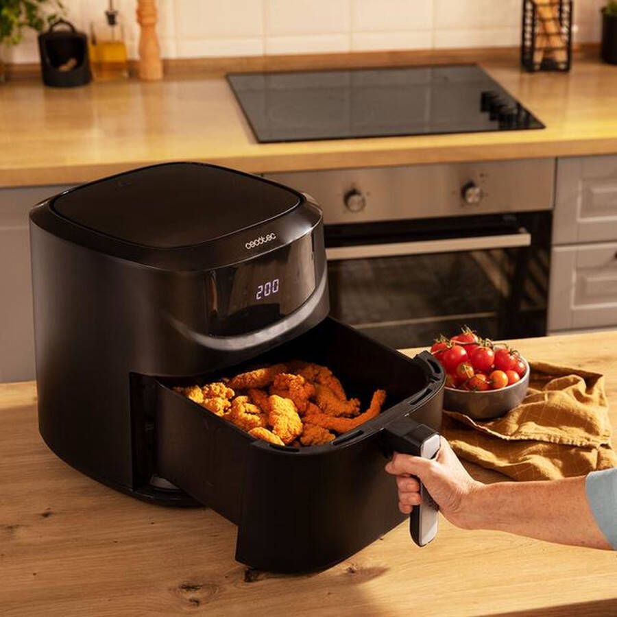 Cecotec Cecofry Absolute 7600 Heteluchtfriteuse 2000 W digitaal en compact PerfectCook-technologie instelbare temperatuur en