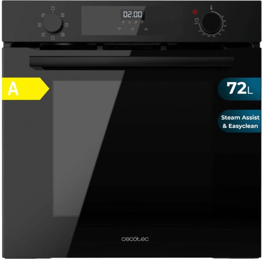 Cecotec 02809 oven 72 l 2800 W Roestvrijstaal Zwart