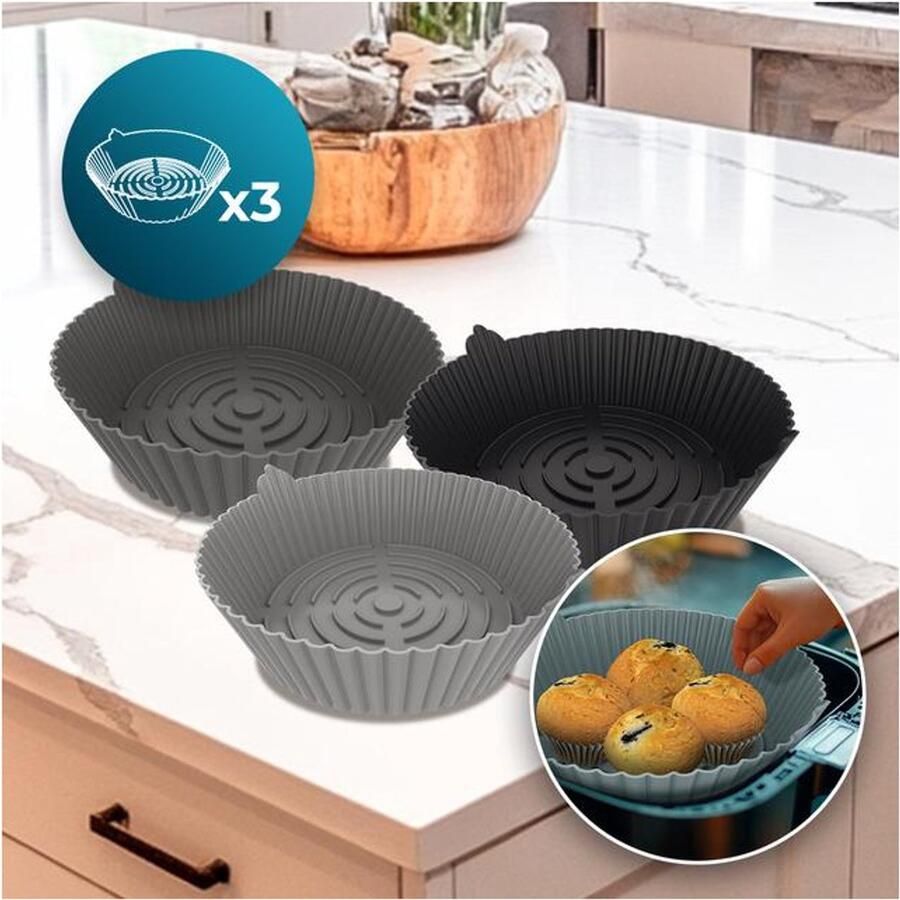Cecotec 03471 Bakplaat Universeel Grijs Silicone -40 250 °C 220 mm