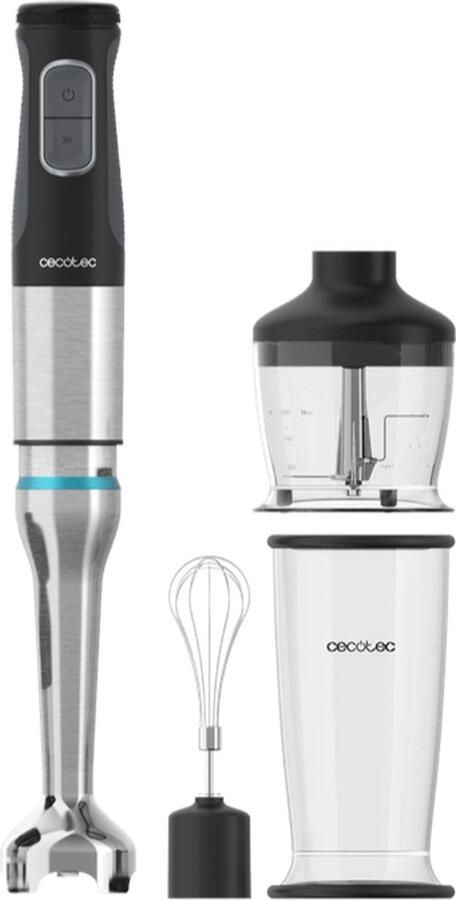Cecotec 03975 blender Staafmixer 1500 W Zwart Roestvrijstaal
