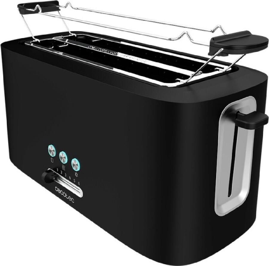 Cecotec Broodrooster Toast&Taste 16000 Extra Double 1630 W Zwart