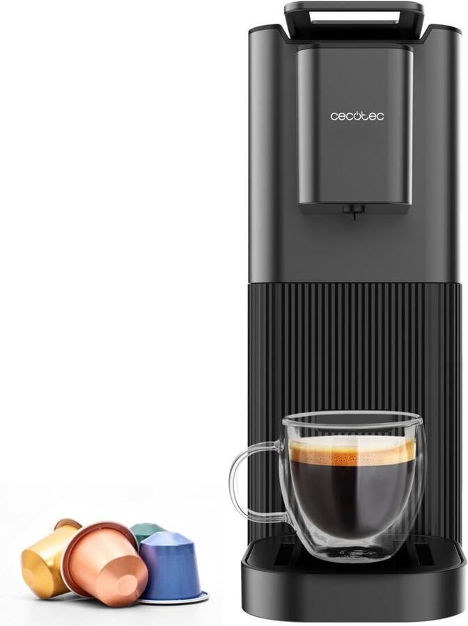 Cecotec Capsule Coffee Maker Power Caps 20 1400W 20 bar black auto shut-off