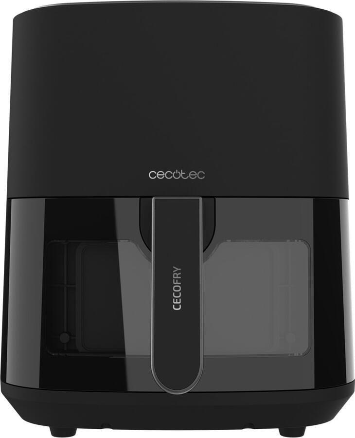 Cecotec Heißluftfritteuse ohne Öl 5 5L Cecofry Fantastik Window 5500 Fenster. 1500W PerfectCook-Technologie 9 Kochmodi Touchscreen Einstellbar 80-200ºC Fenster Kochzeit bis zu 60 Min