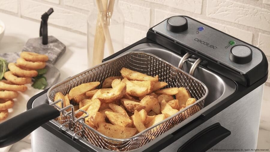 Cecotec CleanFry Infinity 3000 Enkel 5 6 l Vrijstaand 2400 W Frituurpan Zwart Roestvrijstaal - Foto 2