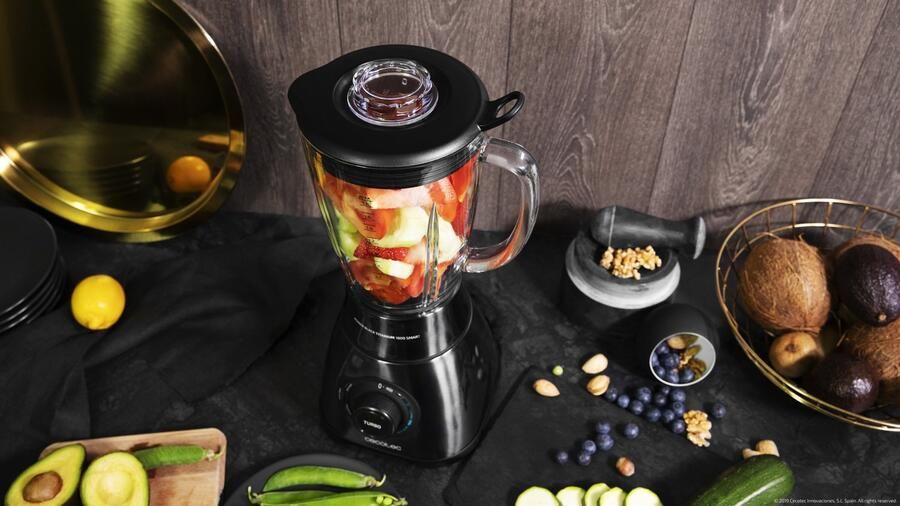 Cecotec Power Black Titanium 1800 Smart American Cup Blender 1800 W zwart titanium 6 mesmes 3 automatische programma`s