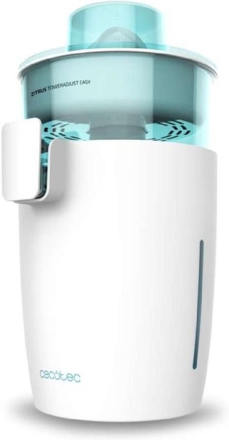 Cecotec Elektrische Citruspers Zitrus TowerAdjust Easy 800 800W 0 5L RVS wit