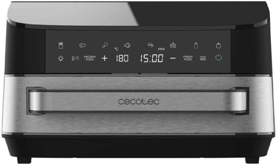 Cecotec Elektrische Pizzamaker Pizza&Fry 7000 7L 2200W steen touchscreen programma's