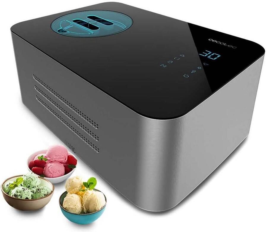 Cecotec Gelacy 1500 Compressie-ijsmachine 1 5 l 1 kommen Zwart 30 min LED