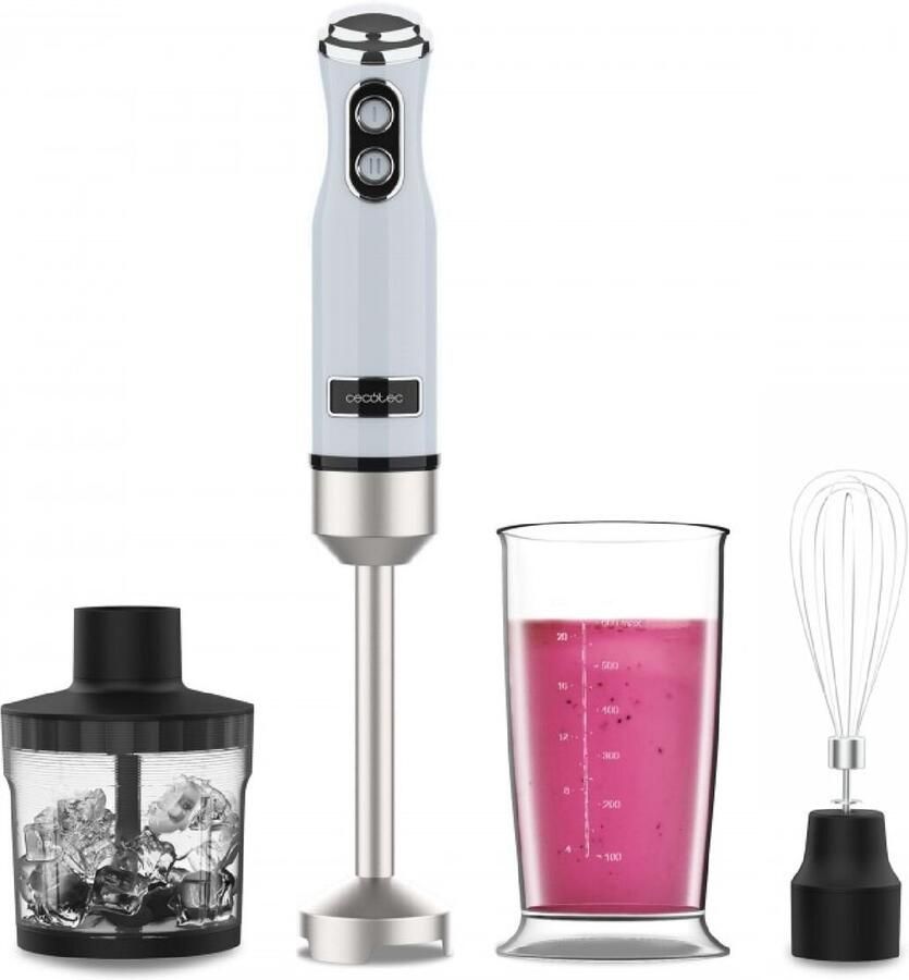 Cecotec Handblender 1200MAX Licht Blauw