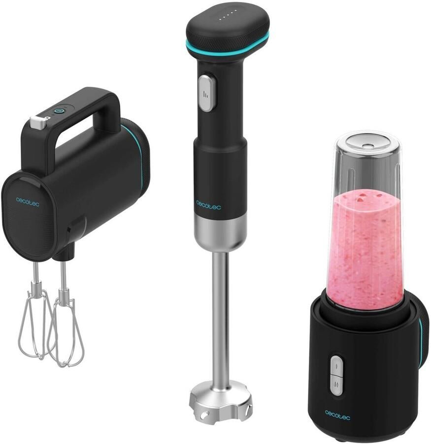 Cecotec Handblender BlendGo Pack 1800 W Zwart