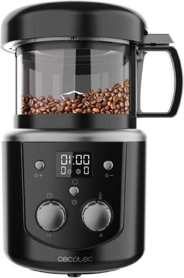 Cecotec Koffiemolen Roaster Booster 120g 1400W zwart automatisch manueel