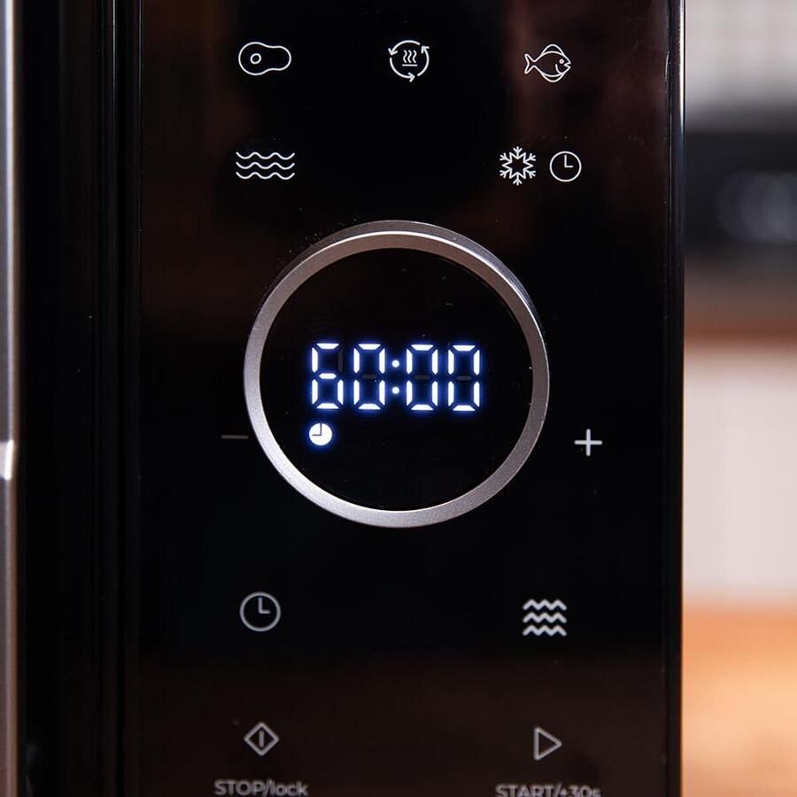 Cecotec Magnetron met Grill 23L 800W Zwart Proclean 6120 Digitaal Timer 8 Programma's