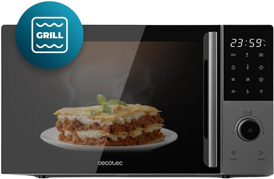 Cecotec Magnetron met Grill 2800 Zwart 2200 W 28 L