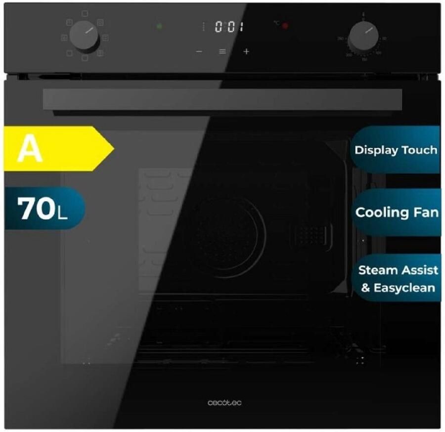 Cecotec Oven Bolero Hexa M226001 Glass Black 2800 W 70 L