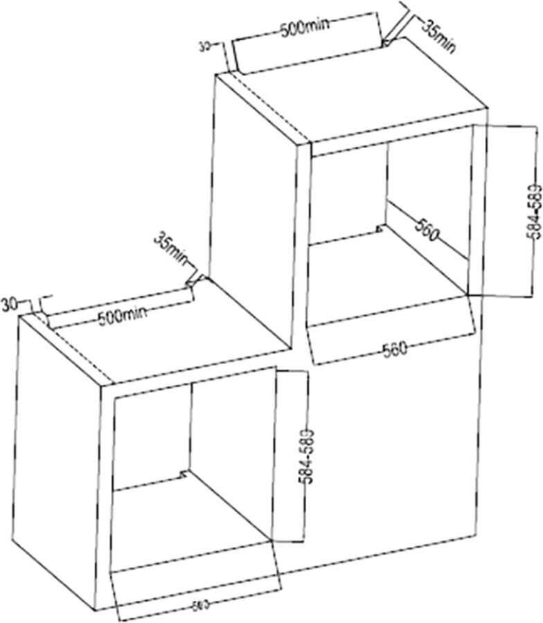 Cecotec Oven Hexa C126001 Line A 2800 W 77 L