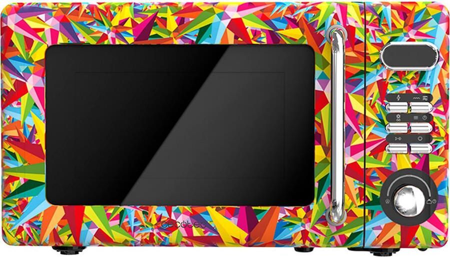 Cecotec Proclean 5110 Retro Coloring Tech Magnetron Met Grill Veelkleurig 20L EU Plug 220V