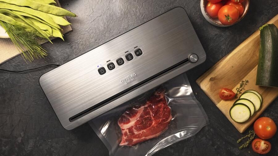 Cecotec Vacuümverpakking SealVac 140 SteelCut 0 75 bar 140W Roestvrij staal