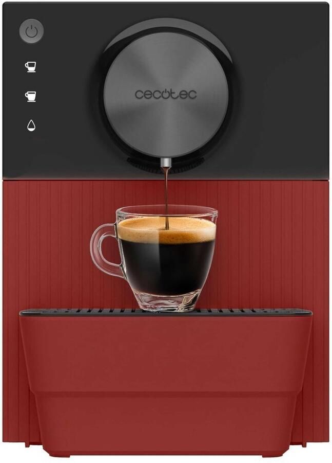 Cecotec Volautomatische Koffiemachine Cremmaet Cube 1350W 15 bar 1 kop rood