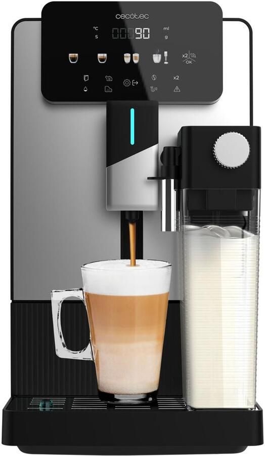 Cecotec Volautomatische Koffiemachine Cremmaet Latte 19 bar 1300W inox touchscreen