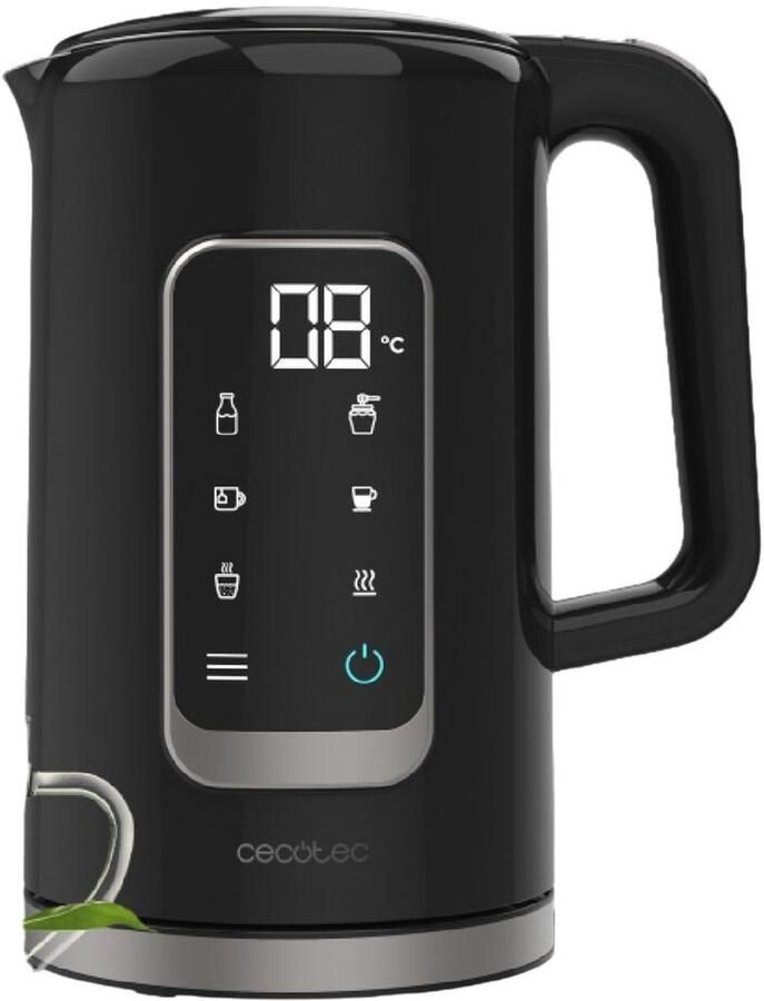 Cecotec Waterkoker Thermosense 500 Touch Roestvrij staal 1850-2200 W Staal 1 7 L