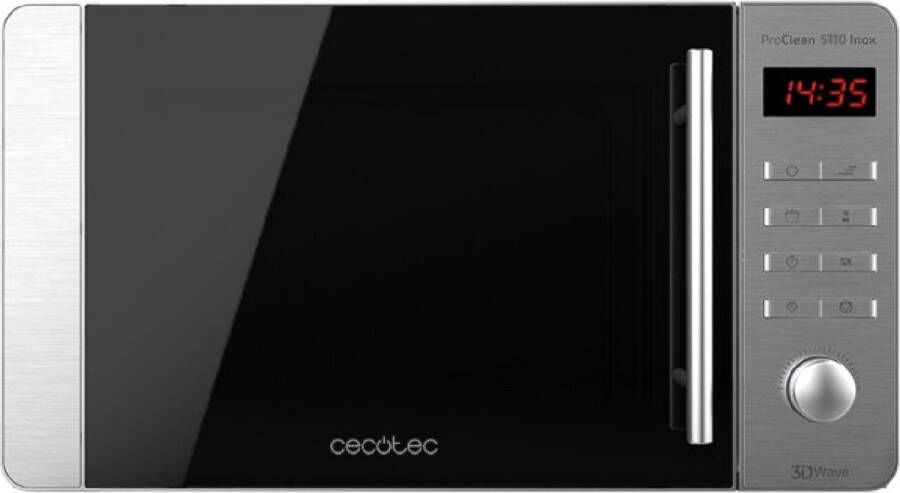 Cecotec ProClean 5110 roestvrijstalen magnetron 700 W grill 800 W inhoud 20L Ready2Clean coating voor betere reiniging 3Dwav - Foto 2