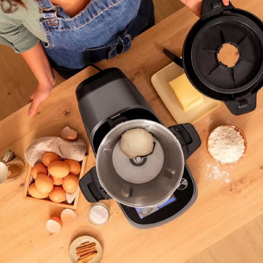 Cecotec Mambo Touch Multifunctionele keukenmachine 1600 W 37 functies 5 inch TFT touchscreen met geïntegreerd recept 3 lit