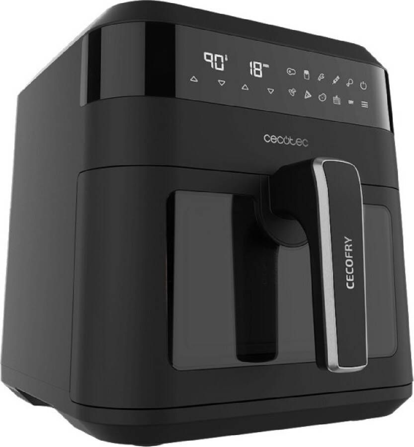 Cecotec Cecofry Experience Window 6000 Friteuse zonder olie 6 l 1300 W PerfectCook-technologie instelbare temperatuur venst