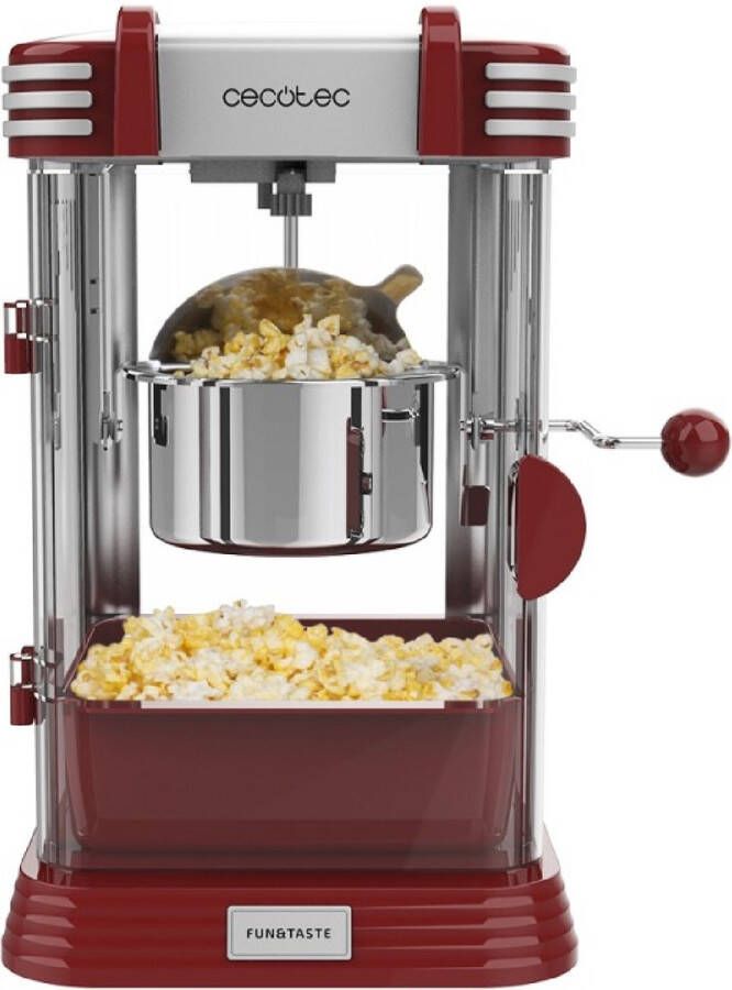 Cecotec Popcorn maker Fun&Taste P´Corn Classic Rood Zilverkleurig 500 ml 300 W