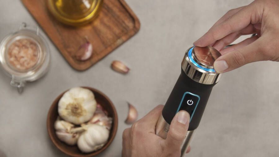 Cecotec Power Titan Black 1500 XL PerfectCream & Crush staafmixer 1500W CrossBlades Technologie met 4-blades XL voet inclusie