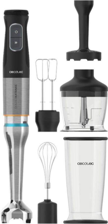 Cecotec 03978 blender Staafmixer 1500 W Zwart Roestvrijstaal